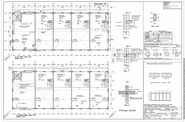 Plattegrond - Escudo 1E, 8305 BM Emmeloord - _b-n01 emmeloord voor uitvoering aannemer-1e verd